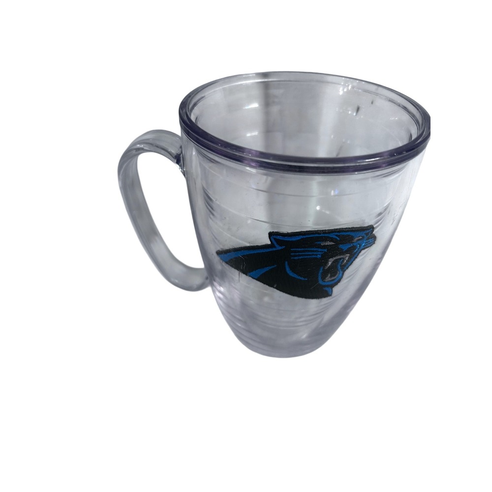 Tervis Carolina Panthers Mug 16oz Clear Blue Black NFL Insulated Tumbler Unisex